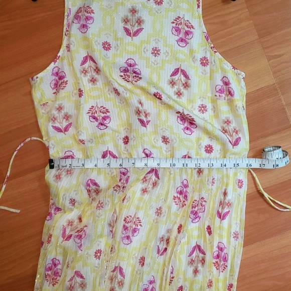 Ann Taylor Pink Midi Sundress for Wedding Guest - Picture 15 of 17